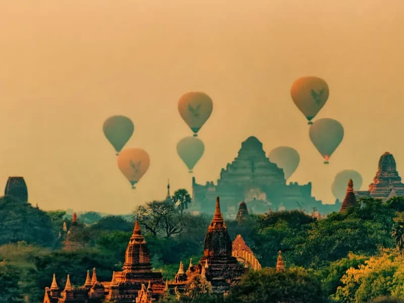 Hot Air Balloon Sunrise Flight