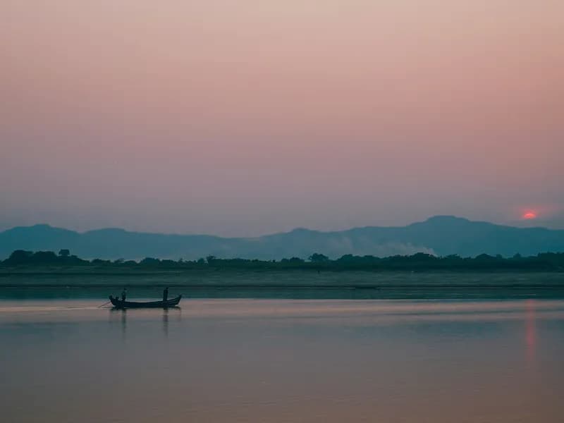Irrawaddy River Sunset Boat Trip