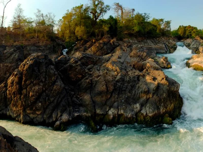 Li Phi Falls (Somphamit Falls)
