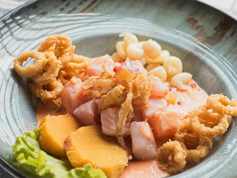 Ceviche at La Mar or El Mercado