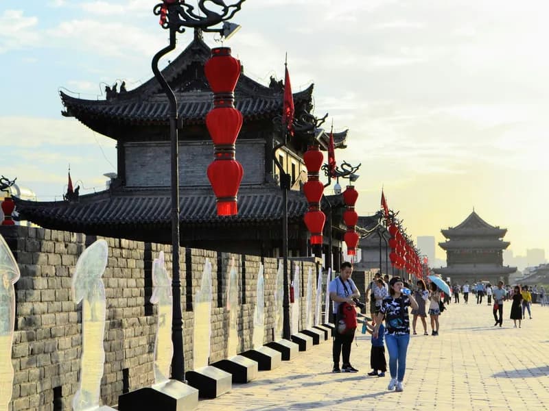Xi'an City Wall Cycling