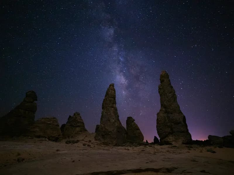 Stargazing in the AlUla Desert