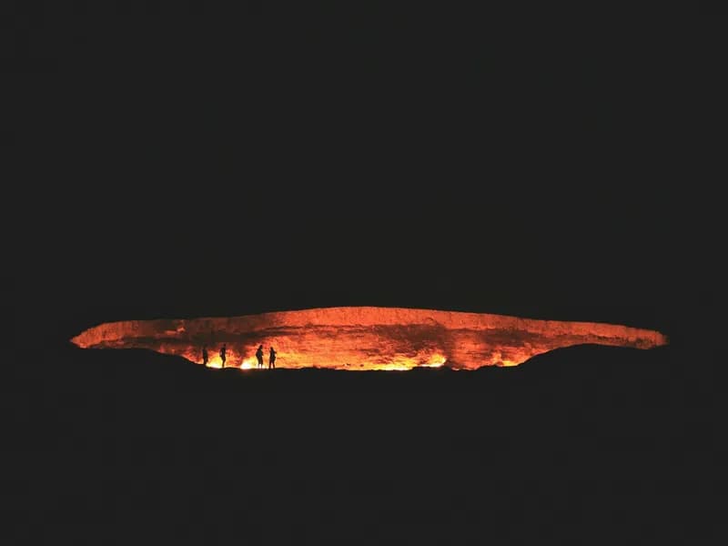 Darvaza Gas Crater (Door to Hell)