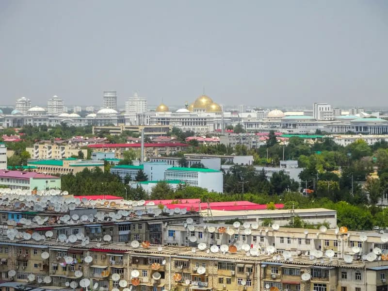 White Marble Cityscape