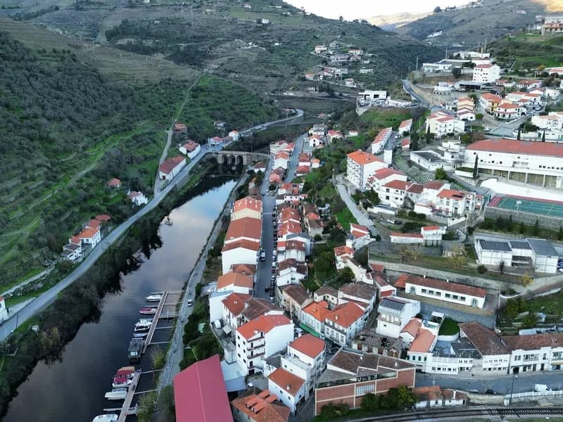 Pinhão Village and Train Station