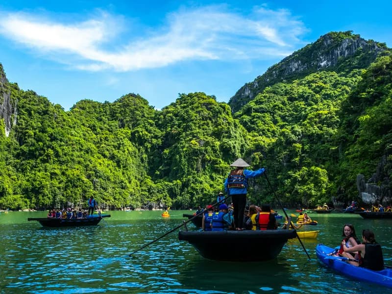 Kayaking Through Karst Lagoons