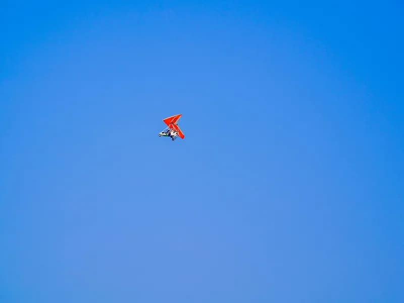 Microlight Flight Over the Falls