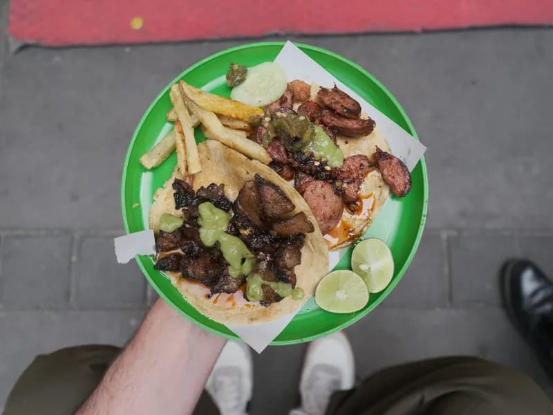 Tacos at El Huequito
