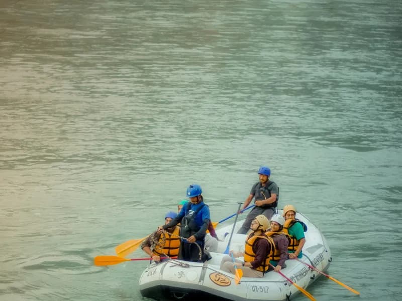 White-Water Rafting on the Ganges
