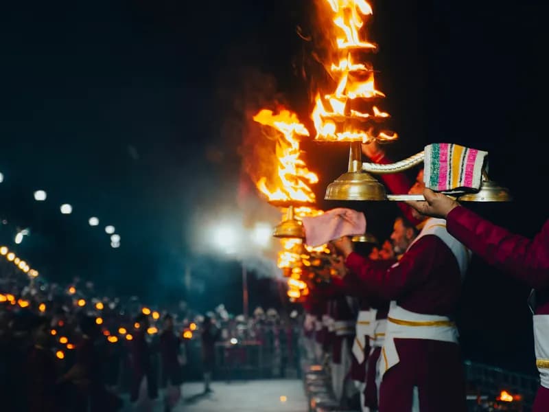 Triveni Ghat Aarti