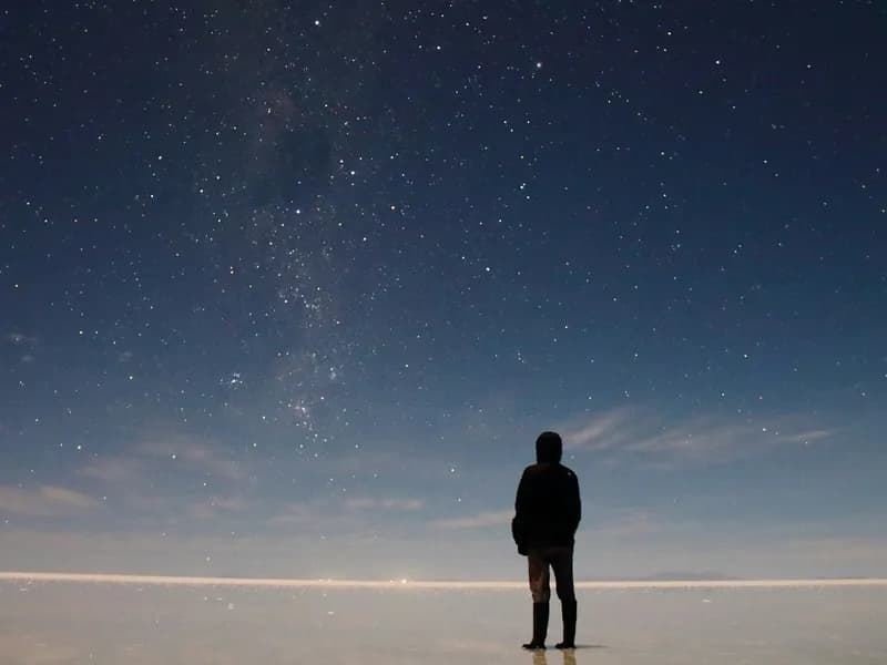 Stargazing on the Salt Flat
