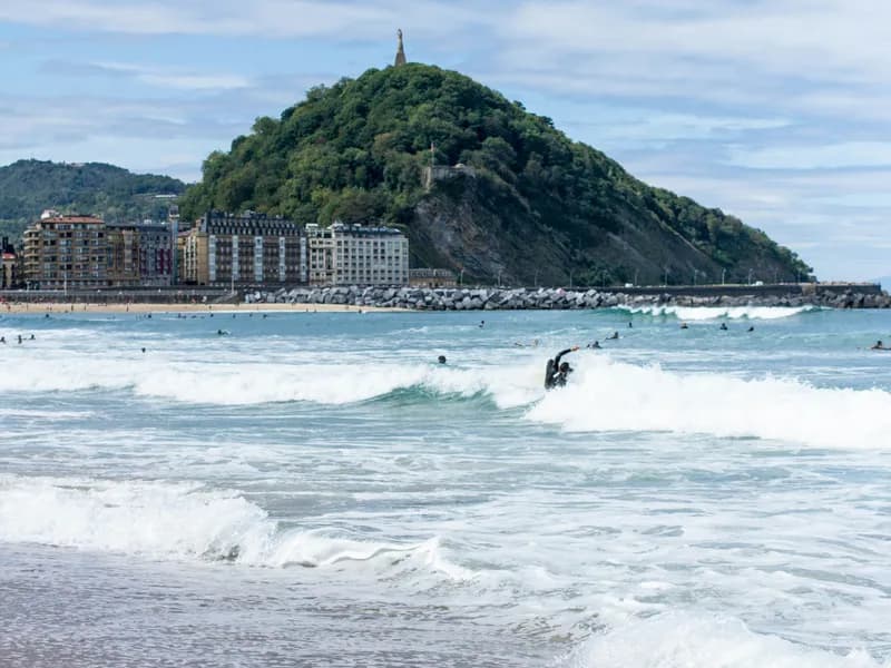 Zurriola Beach & Surfing