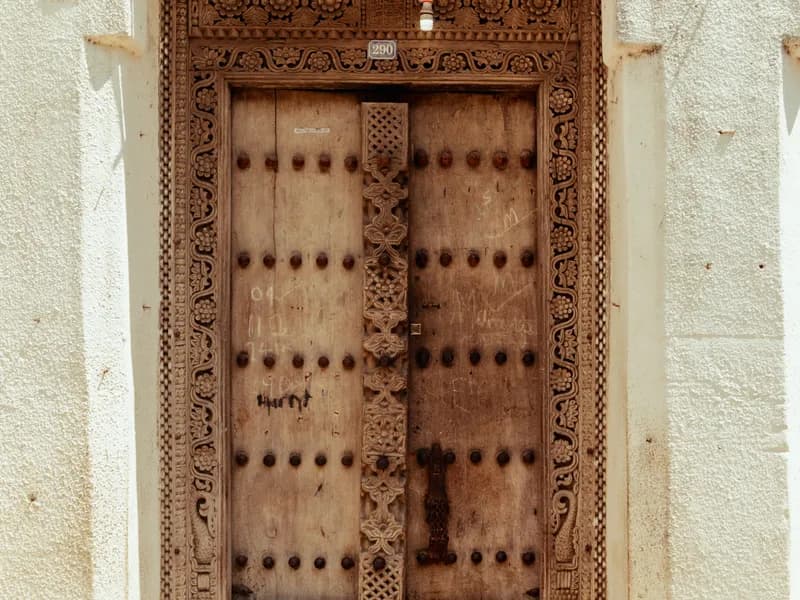 Carved Wooden Doors of Stone Town