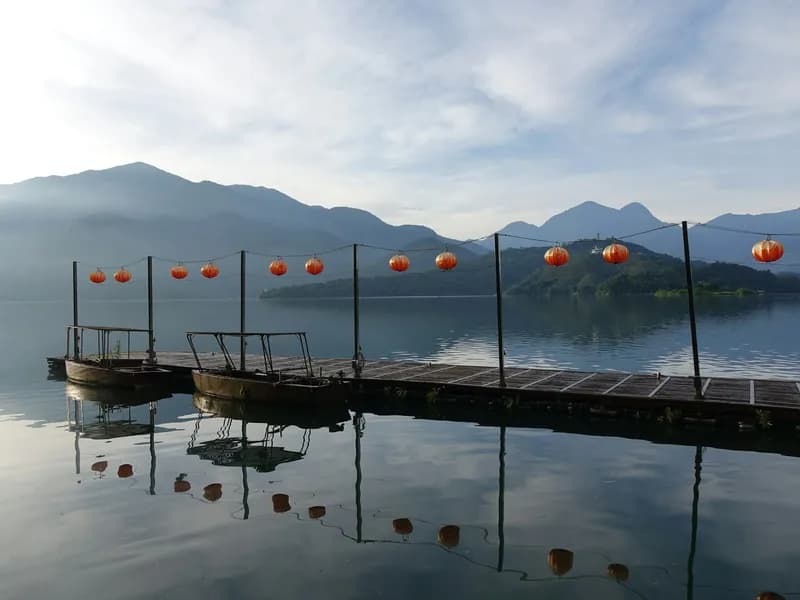 Sunrise at Shuishe Pier