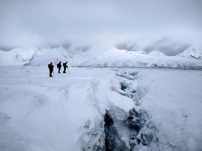 Glacier Hiking at Longyearbreen